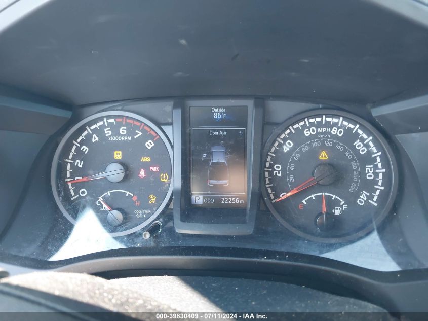 2020 Toyota Tacoma Sr VIN: 5TFAX5GN7LX186727 Lot: 39830409