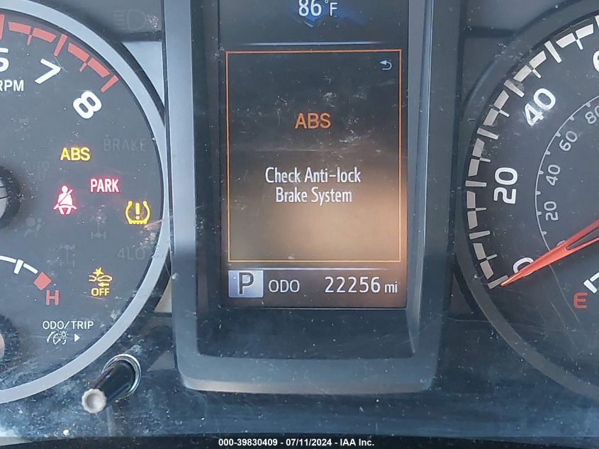 2020 Toyota Tacoma Sr VIN: 5TFAX5GN7LX186727 Lot: 39830409