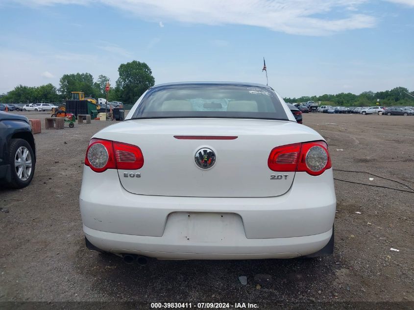 2008 Volkswagen Eos Komfort/Turbo VIN: WVWBA71F58V035018 Lot: 39830411