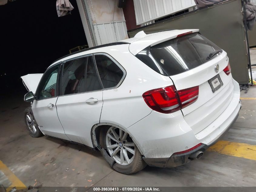 2015 BMW X5 xDrive35I VIN: 5UXKR0C55F0K69978 Lot: 39830413