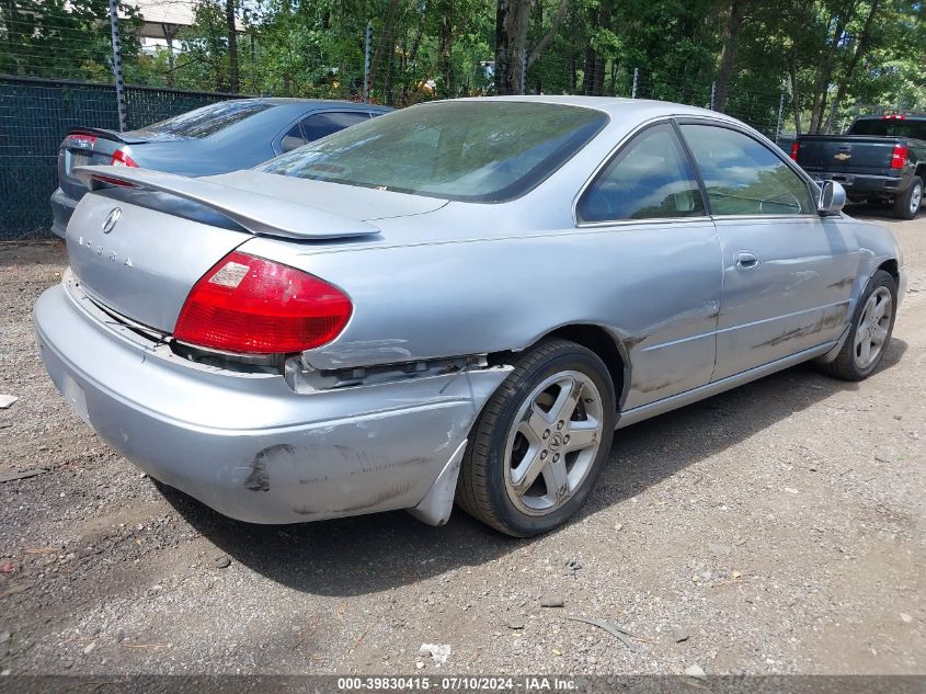 2001 Acura Cl Type-S VIN: 19UYA42761A031042 Lot: 39830415