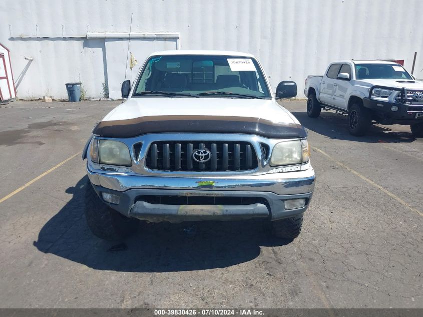 2002 Toyota Tacoma Base V6 VIN: 5TEHN72NX2Z123037 Lot: 39830426