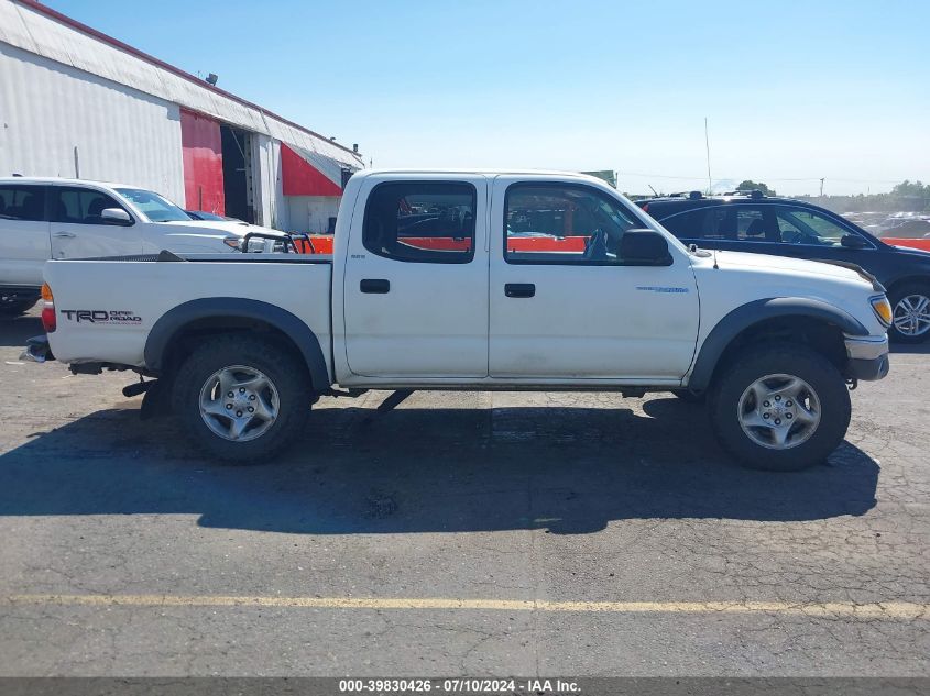 2002 Toyota Tacoma Base V6 VIN: 5TEHN72NX2Z123037 Lot: 39830426