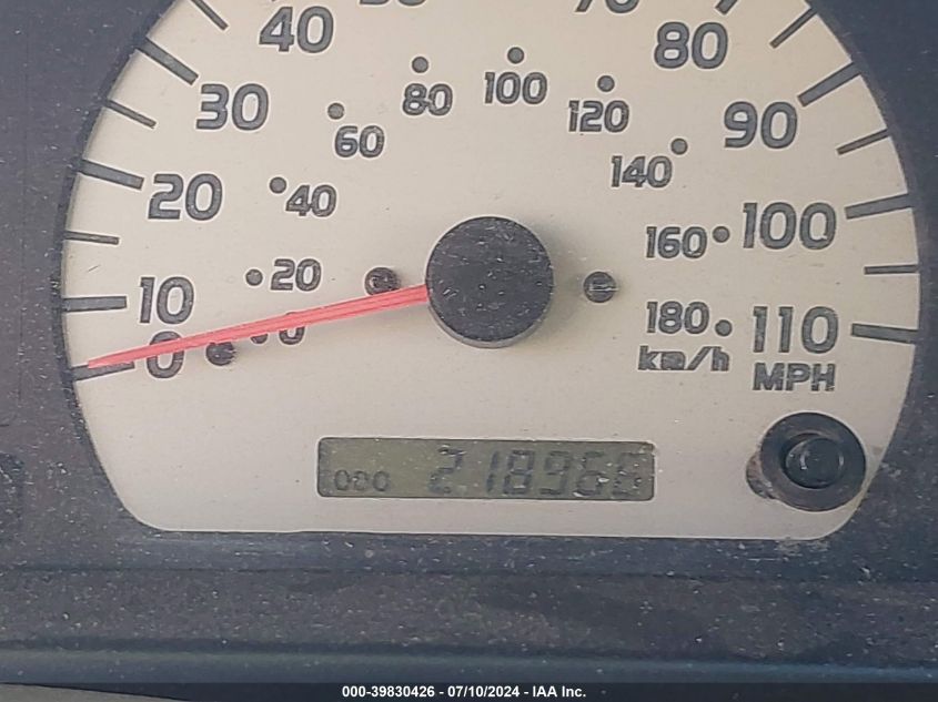 2002 Toyota Tacoma Base V6 VIN: 5TEHN72NX2Z123037 Lot: 39830426