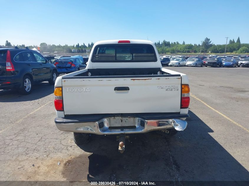 2002 Toyota Tacoma Base V6 VIN: 5TEHN72NX2Z123037 Lot: 39830426