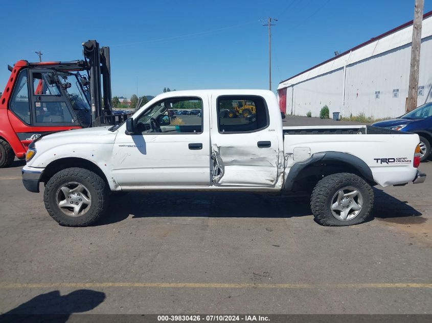 2002 Toyota Tacoma Base V6 VIN: 5TEHN72NX2Z123037 Lot: 39830426