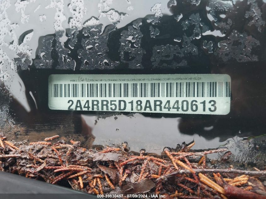 2010 Chrysler Town & Country Touring VIN: 2A4RR5D18AR440613 Lot: 39830457