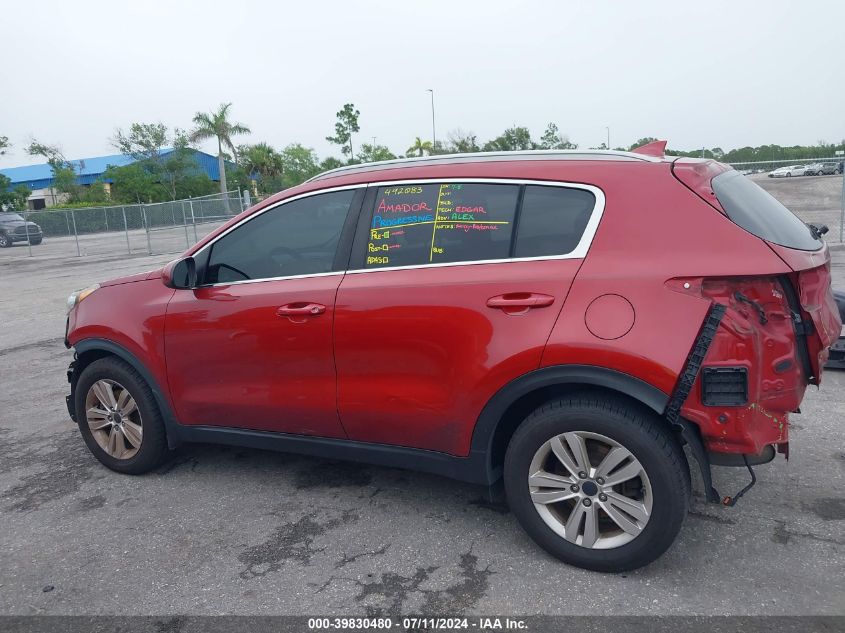 2019 Kia Sportage Lx VIN: KNDPM3AC0K7492083 Lot: 39830480