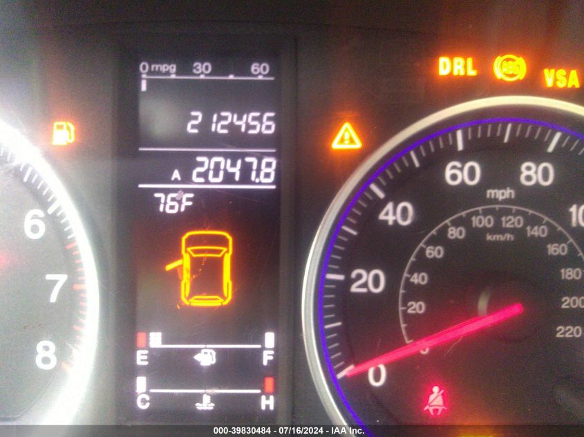 2008 Honda Cr-V Ex-L VIN: JHLRE48748C061107 Lot: 39830484