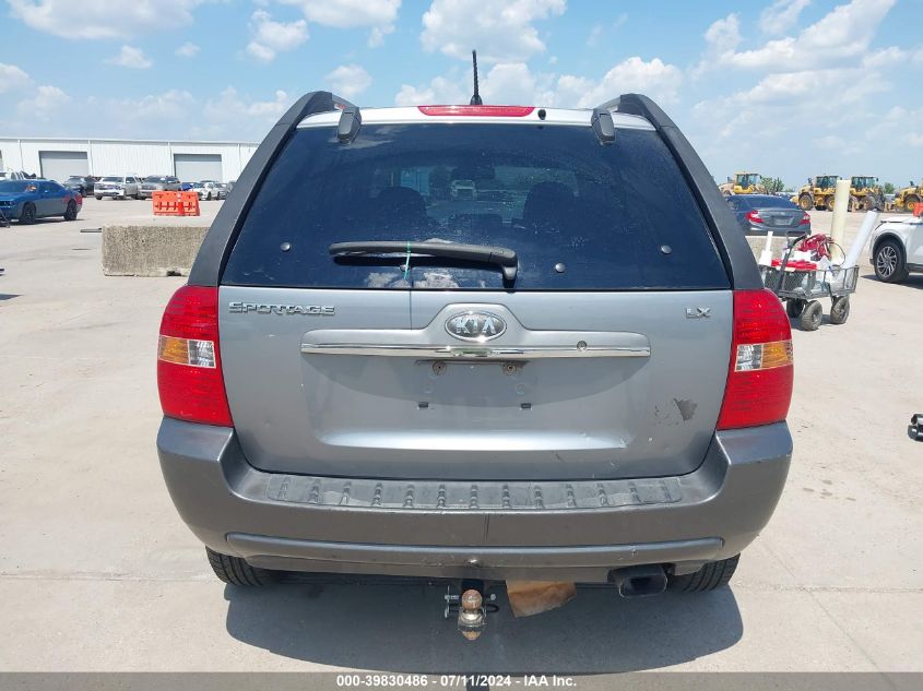 2007 Kia Sportage Lx VIN: KNDJF724477433768 Lot: 39830486