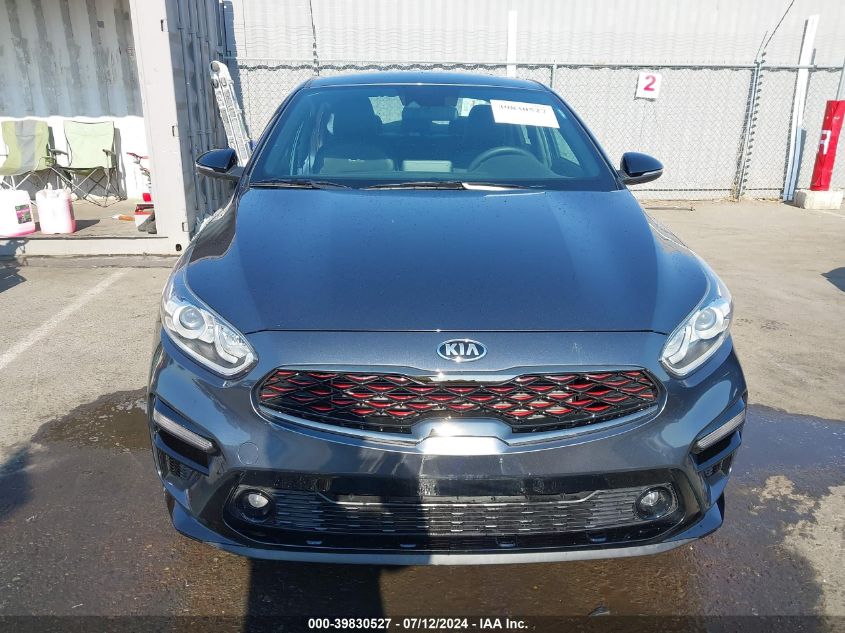 2020 Kia Forte Gt-Line VIN: 3KPF34AD6LE260490 Lot: 39830527