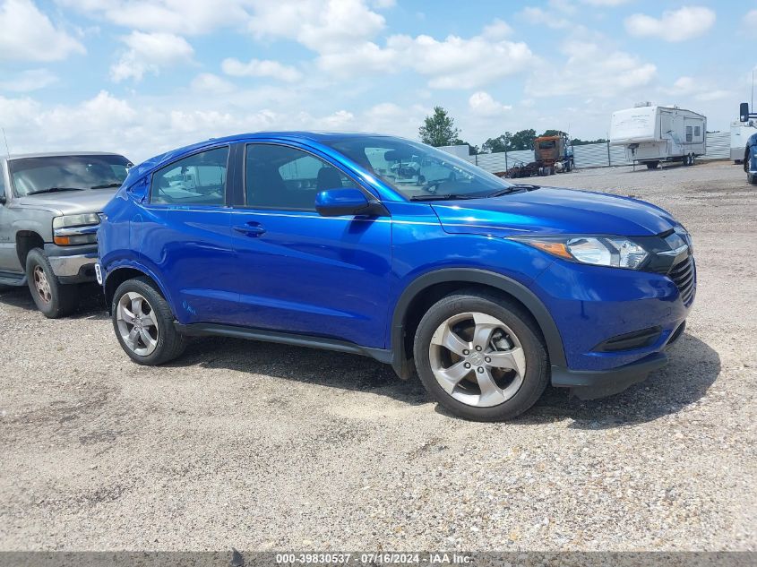 2018 Honda Hr-V Lx VIN: 3CZRU5H30JM712847 Lot: 39830537