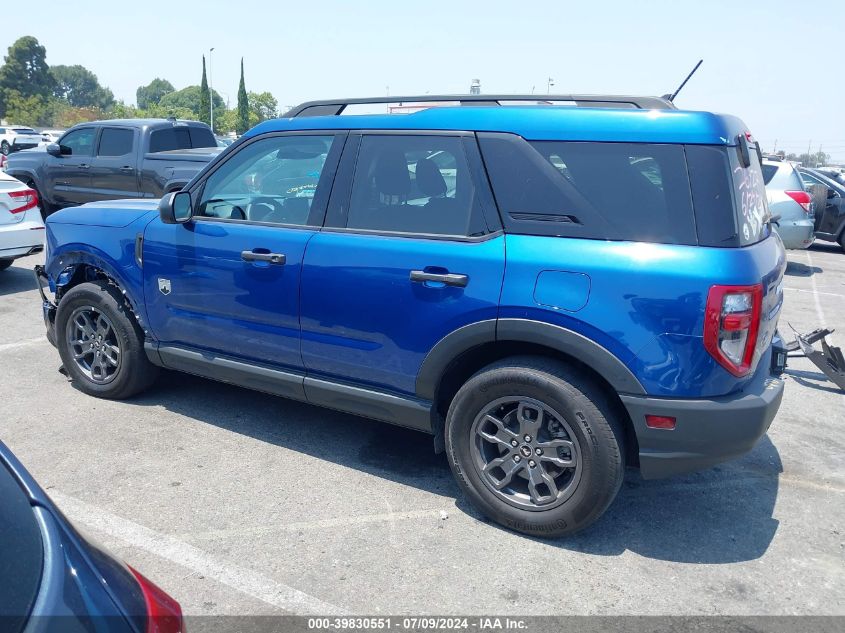 2023 Ford Bronco Sport Big Bend VIN: 3FMCR9B62PRD32634 Lot: 39830551