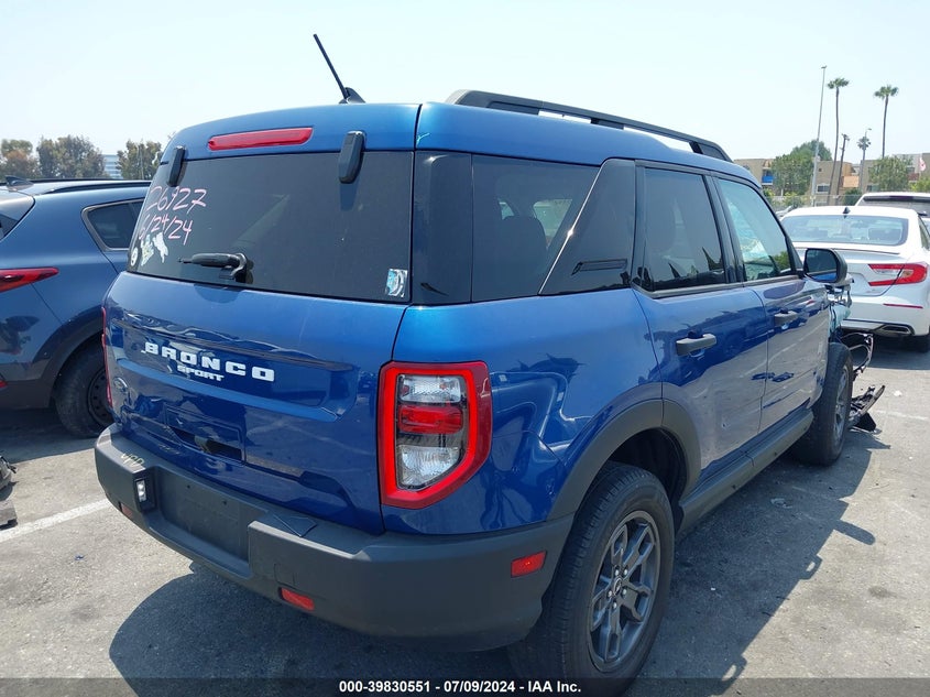2023 Ford Bronco Sport Big Bend VIN: 3FMCR9B62PRD32634 Lot: 39830551