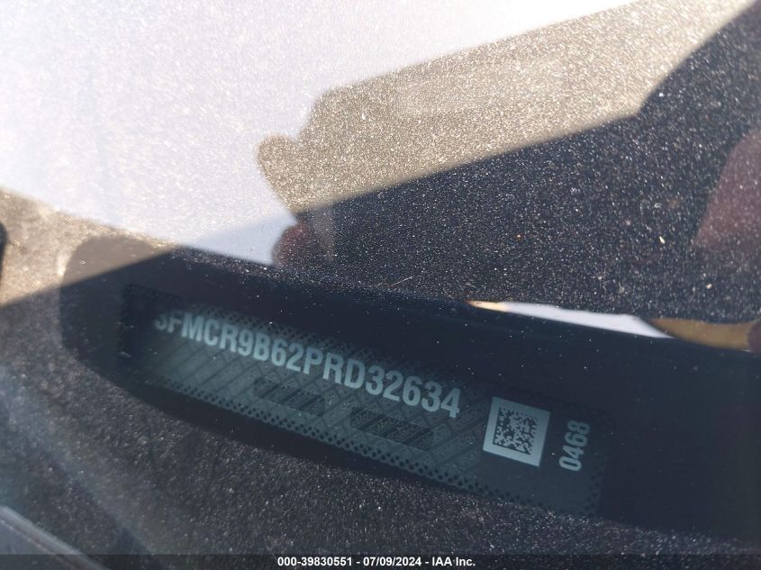 2023 Ford Bronco Sport Big Bend VIN: 3FMCR9B62PRD32634 Lot: 39830551