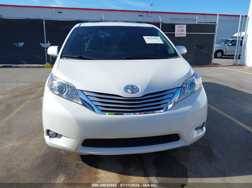 5TDYK3DC0DS368779 2013 Toyota Sienna Limited V6 7 Passenger