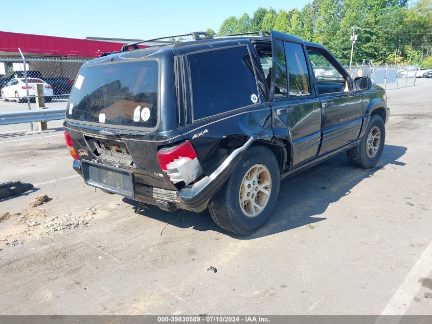 1996 Jeep Grand Cherokee Limited VIN: 1J4GZ78Y4TC376737 Lot: 39830589