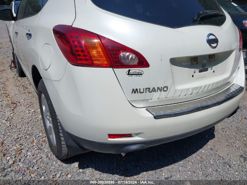 2010 Nissan Murano S VIN: JN8AZ1MW7AW110772 Lot: 39830595