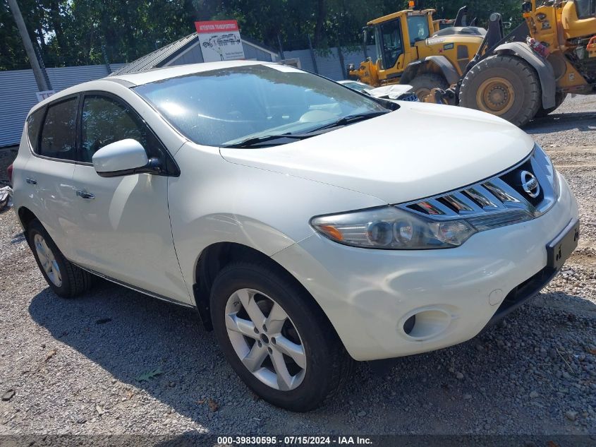 2010 Nissan Murano S VIN: JN8AZ1MW7AW110772 Lot: 39830595