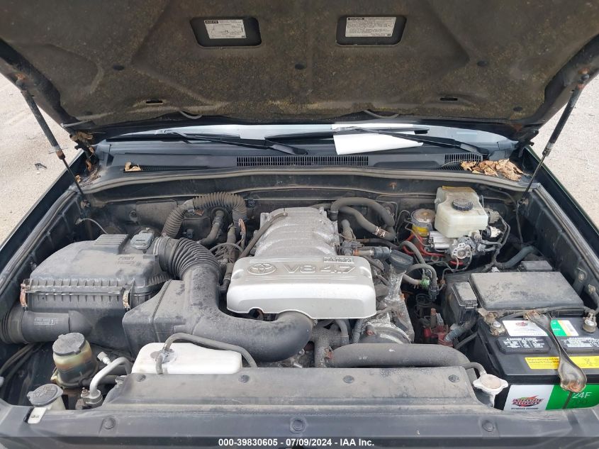 2004 Toyota 4Runner Limited V8 VIN: JTEBT17R140031236 Lot: 39830605