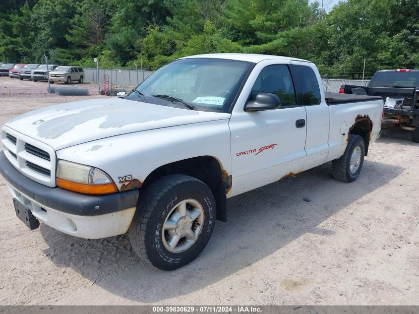 1997 Dodge Dakota Slt/Sport VIN: 1B7GG23X9VS147945 Lot: 39830629