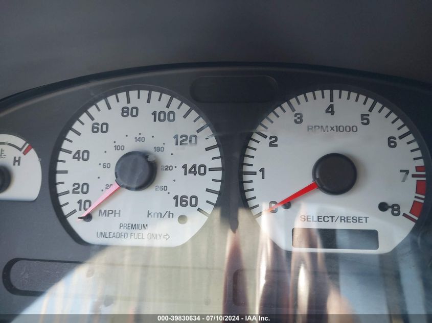 2001 Ford Mustang Cobra VIN: 1FAFP47V21F217455 Lot: 39830634