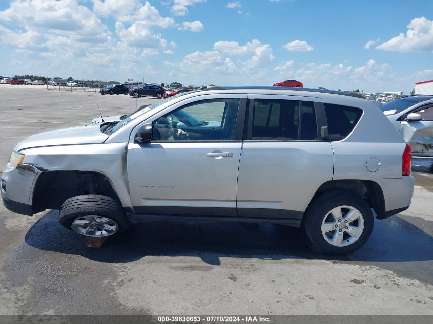 2013 Jeep Compass Sport VIN: 1C4NJCBA4DD165820 Lot: 39830653