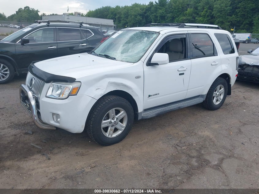 2008 Mercury Mariner Hybrid Hev VIN: 4M2CU39H18KJ50060 Lot: 39830662