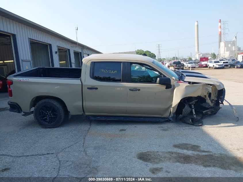 2022 Chevrolet Silverado 1500 4Wd Short Bed Custom Trail Boss VIN: 3GCPDCEK3NG549841 Lot: 39830669
