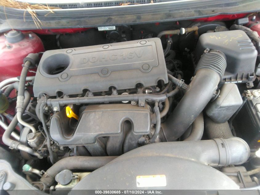 2012 Kia Forte Sx VIN: KNAFW5A34C5581800 Lot: 39830685