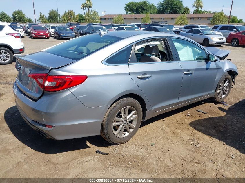 2017 Hyundai Sonata Se VIN: 5NPE24AF0HH547617 Lot: 39830687