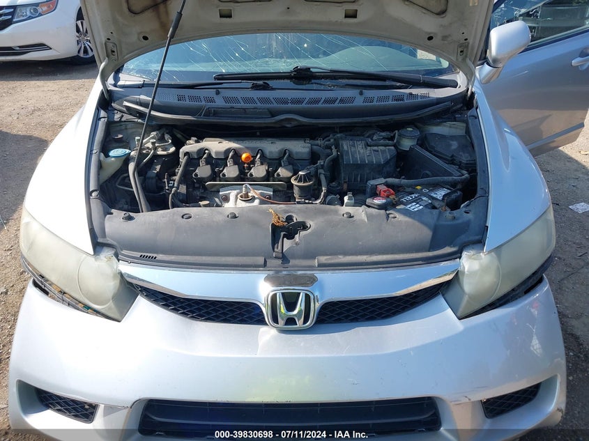 2009 Honda Civic Lx VIN: 2HGFA16579H334987 Lot: 39830698