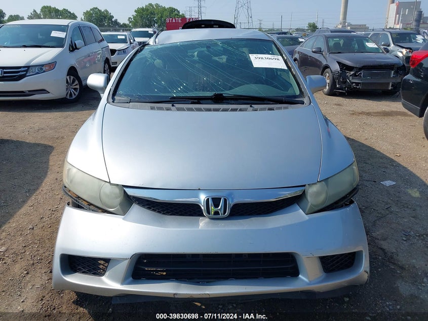 2009 Honda Civic Lx VIN: 2HGFA16579H334987 Lot: 39830698
