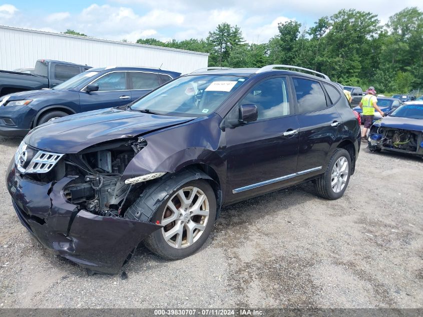 2012 Nissan Rogue Sv W/Sl Pkg VIN: JN8AS5MVXCW411980 Lot: 39830707