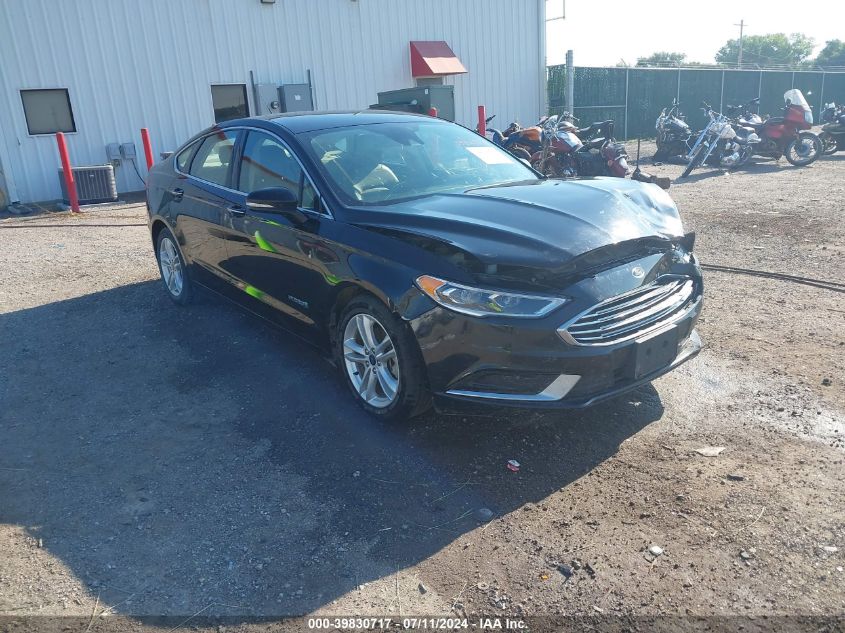 2018 Ford Fusion Hybrid Se VIN: 3FA6P0LUXJR208432 Lot: 39830717