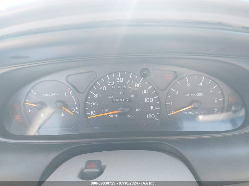 1998 Ford Taurus Se Comfort VIN: 1FAFP53S1WG141973 Lot: 39830729