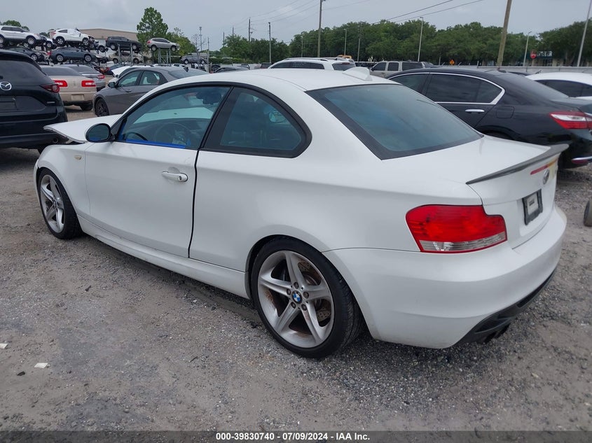 2009 BMW 135I VIN: WBAUC73549VK80639 Lot: 39830740