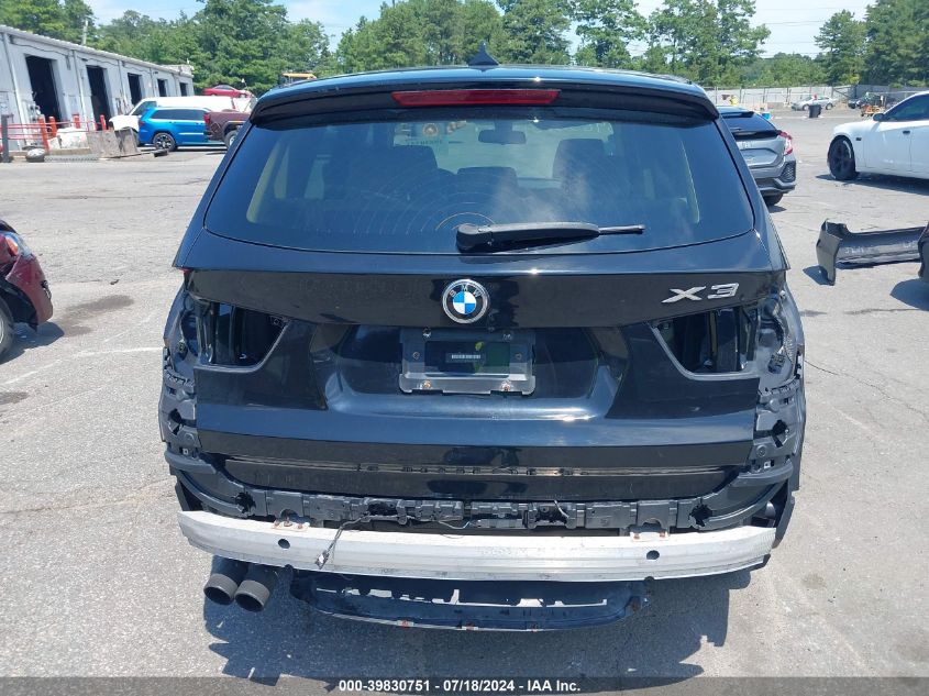 2013 BMW X3 xDrive28I VIN: 5UXWX9C53D0A22809 Lot: 39830751