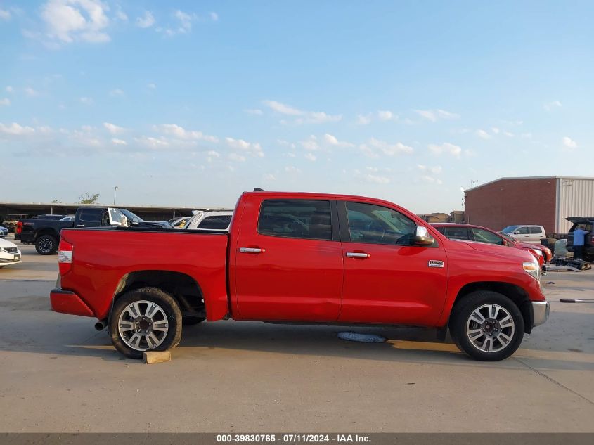 2021 Toyota Tundra 1794 Edition VIN: 5TFGY5F15MX295369 Lot: 39830765