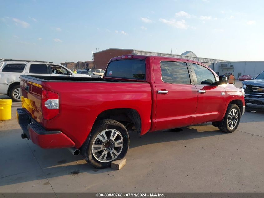 2021 Toyota Tundra 1794 Edition VIN: 5TFGY5F15MX295369 Lot: 39830765