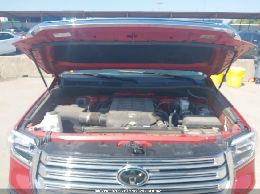 2021 Toyota Tundra 1794 Edition VIN: 5TFGY5F15MX295369 Lot: 39830765