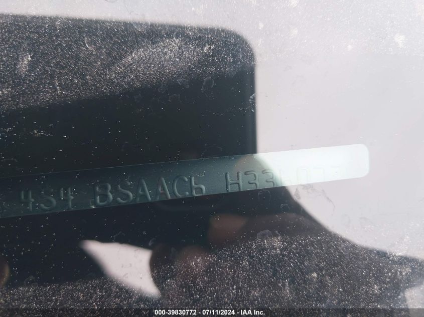 2017 Subaru Outback 2.5I VIN: 4S4BSAAC6H3360770 Lot: 39830772