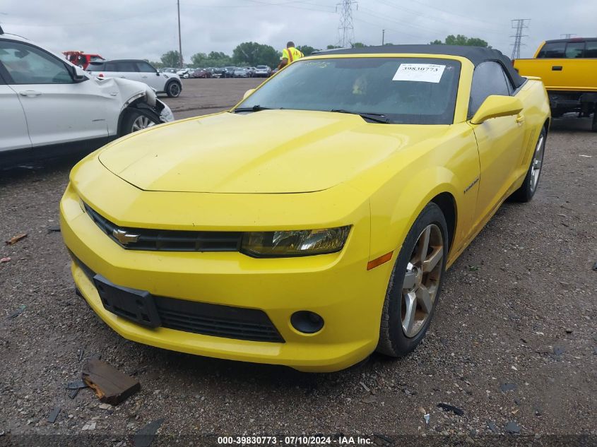 2G1FD3D37F9297263 2015 CHEVROLET CAMARO - Image 2