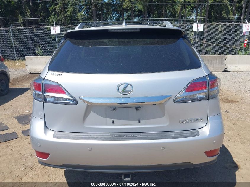 2015 Lexus Rx 350 VIN: 2T2BK1BA6FC303079 Lot: 39830804