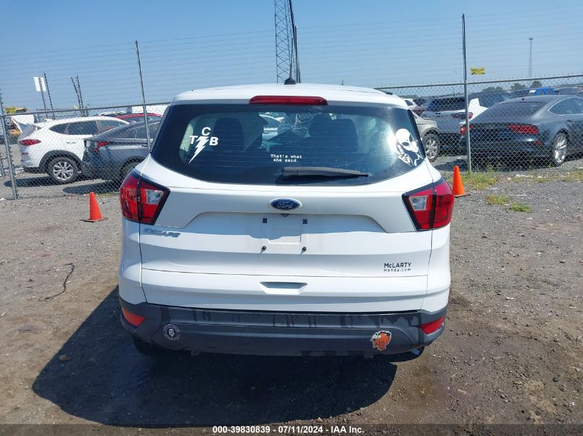 2019 Ford Escape S VIN: 1FMCU0F77KUA89479 Lot: 39830839