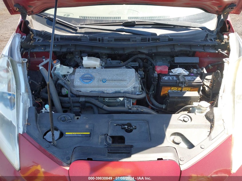 2011 Nissan Leaf Sl VIN: JN1AZ0CP5BT006299 Lot: 39830849