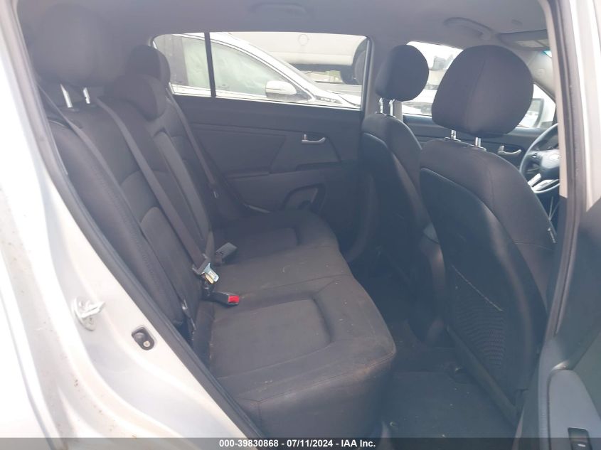 2013 Kia Sportage Lx VIN: KNDPB3A21D7451963 Lot: 39830868