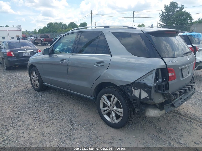 2014 Mercedes-Benz Ml 350 4Matic VIN: 4JGDA5HB9EA333666 Lot: 39830889