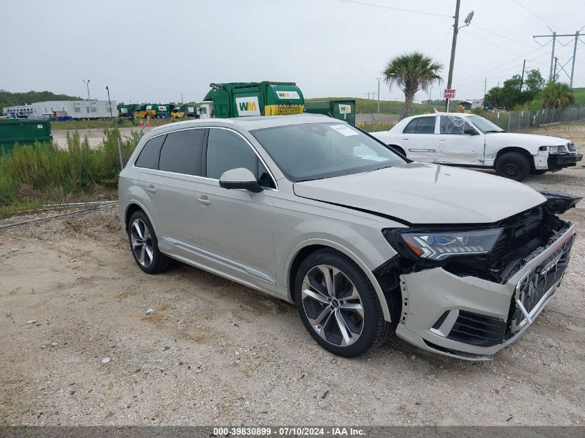 2022 Audi Q7 Prestige 55 Tfsi Quattro Tiptronic VIN: WA1VXBF72ND002201 Lot: 39830899