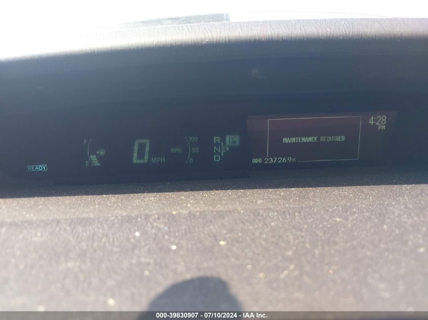 2014 Toyota Prius Three VIN: JTDKN3DU6E1788860 Lot: 39830907